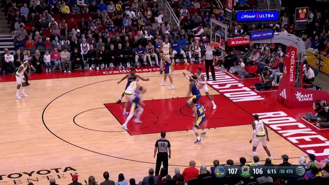 【2022年11月21日 勇士vs火箭集锦】申京眼观六路送妙传 史密斯霸王举鼎双手隔扣迪文琴佐