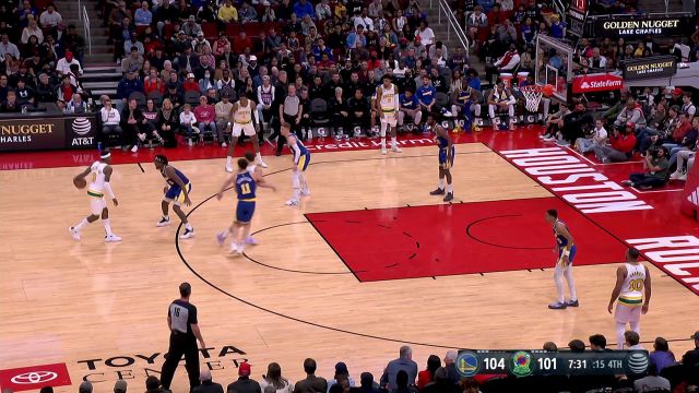 【2022年11月21日 勇士vs火箭集锦】越难越能进！波特单挑卢尼骑马射箭打成2+1