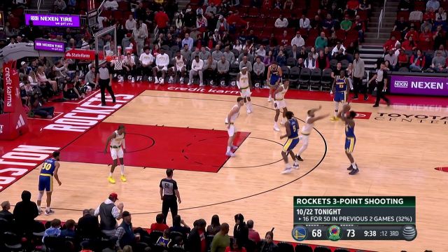 【2022年11月21日 勇士vs火箭集锦】八仙过海各显神通 波特维金斯对飙三分