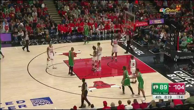 【2022年11月22日】凯尔特人vs公牛第4节英文原声回放