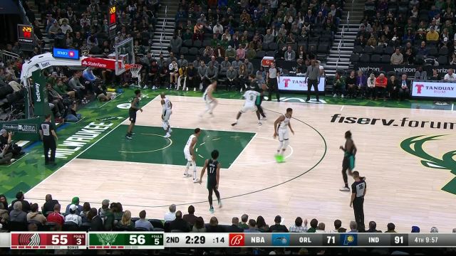 【2022年11月22日】开拓者vs雄鹿第2节中文解说回放