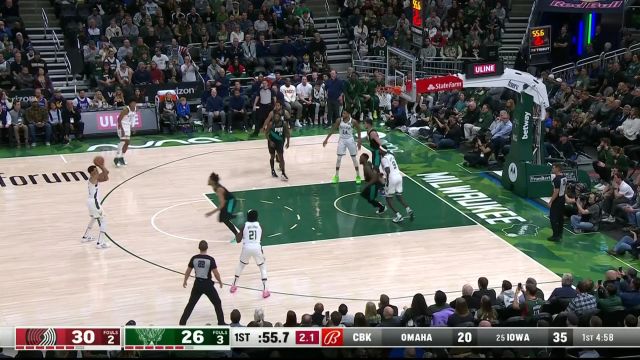 【2022年11月22日 开拓者vs雄鹿集锦】什么联防不联防！字母哥篮下旱地拔葱暴力补扣