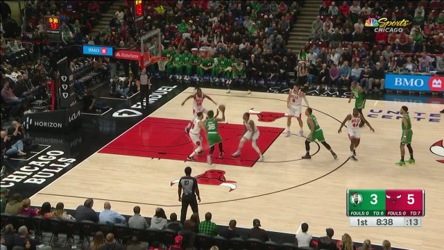 【2022年11月22日 凯尔特人vs公牛集锦】飘逸的既视感！拉文三分出手一箭穿心