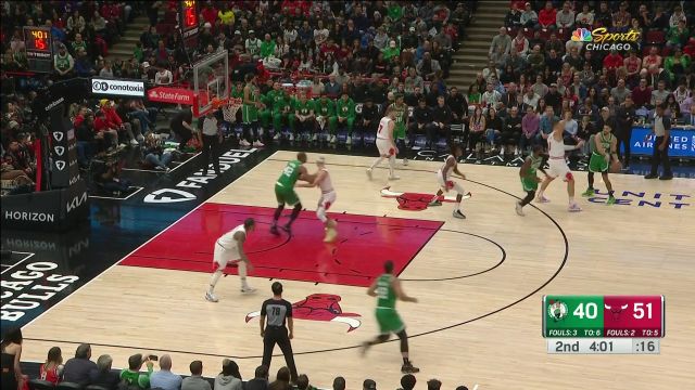 【2022年11月22日 凯尔特人vs公牛集锦】打进一球两球三球连成串 布朗上篮+中投+三分连取7分