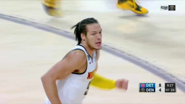 【2022年11月23日 活塞vs掘金集锦】空接暴扣+强硬上篮 戈登连取4分彰显强硬