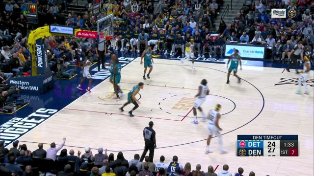 【2022年11月23日 活塞vs掘金集锦】电光石火之间就过掉了防守 海兰德原地过人潇洒上篮