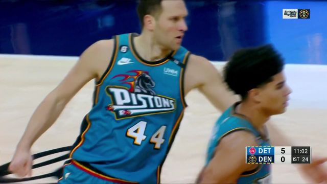 【2022年11月23日 活塞vs掘金集锦】客场作战气势不能输 博格丹诺维奇携手海斯引领8-0梦幻开局