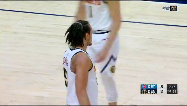 【2022年11月23日】活塞vs掘金第1节中文解说回放