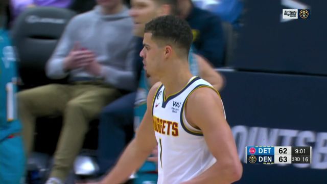 【2022年11月23日 活塞vs掘金集锦】小迈克尔-波特钉板血帽艾维 随后反击中打成2+1