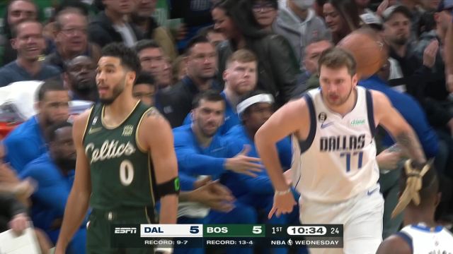 【2022年11月24日】独行侠vs凯尔特人第1节英文原声回放