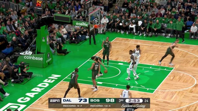 【2022年11月24日 独行侠vs凯尔特人集锦】继续发力不懈怠！东契奇突分底角格林三分穿针