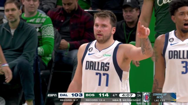 【2022年11月24日】独行侠vs凯尔特人第4节中文解说回放