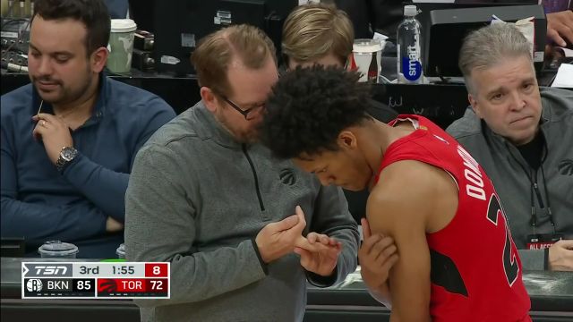 【2022年11月24日】NBA常规赛：篮网vs猛龙第3节英文原声回放