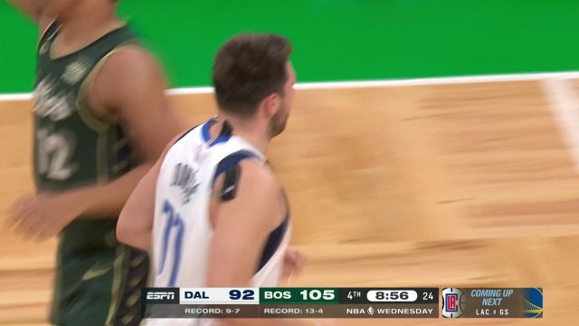 【2022年11月24日 独行侠vs凯尔特人集锦】默契配合！东契奇小手一抛助飞史密斯空接暴扣