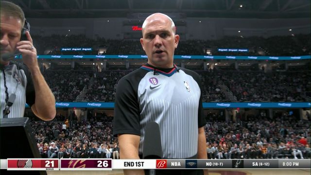 【2022年11月24日】开拓者vs骑士第1节英文原声回放