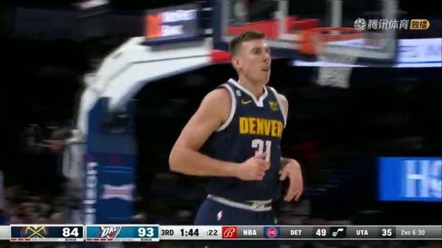 【2022年11月24日】掘金vs雷霆第3节英文原声回放