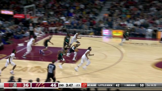 【2022年11月24日 开拓者vs骑士集锦】内线大闸！尤班克斯捍卫禁区遮天大帽摁下对手