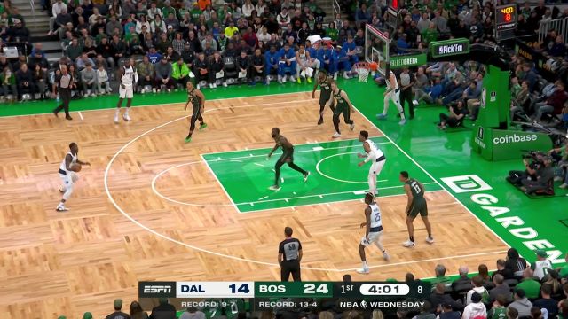 【2022年11月24日 独行侠vs凯尔特人集锦】如同打小盆友一样轻松！布朗抢断后冲击敌营反篮得手