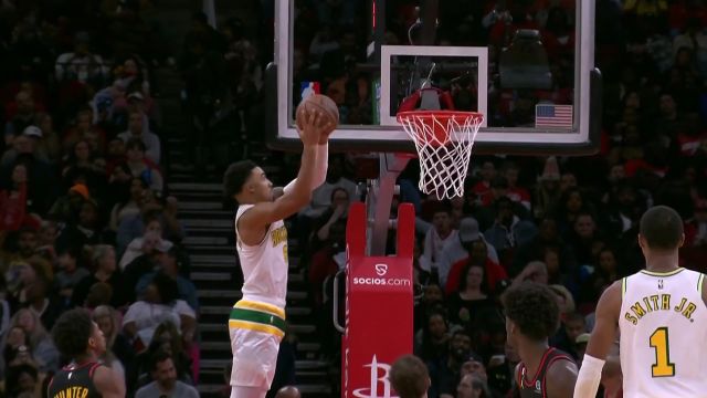 【2022年11月26日 老鹰vs火箭集锦】配合默契十足 波特连线马丁空接暴扣