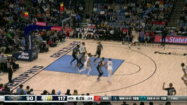 【2022年11月26日】鹈鹕vs灰熊第4节英文原声回放