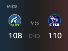 森林狼vs黄蜂战报：爱德华兹25乌布雷28 黄蜂取胜 森林狼遭失利