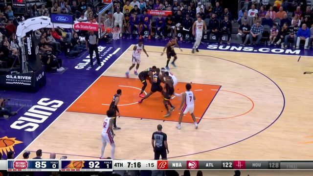 【2022年11月26日 活塞vs太阳集锦】克雷格长传连线精准制导 达米安李风驰电掣飞身炸筐