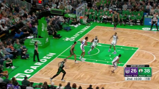 【2022年11月26日 国王vs凯尔特人集锦】给塔图姆看得原地愣神！戴维斯脑后传球梅图双手暴扣