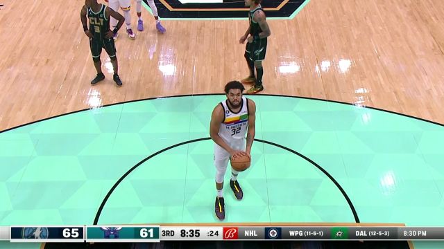 【2022年11月26日】 NBA常规赛：森林狼vs黄蜂中文解说全场回放