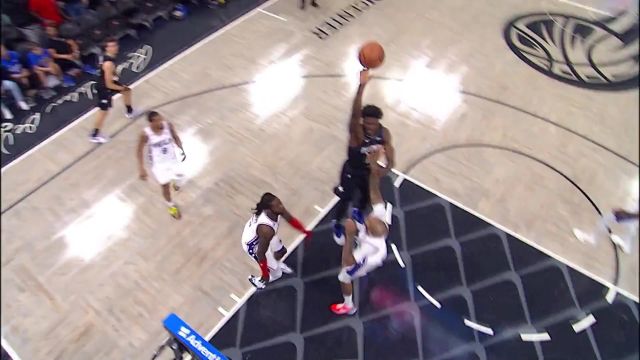 【2022年11月26日 76人vs魔术集锦】站着都比你蹦起来高 波尔波尔轻松摘板补扣