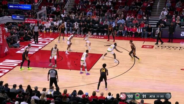 【2022年11月26日 老鹰vs火箭集锦】一切尽在掌握 特雷杨突施冷箭后撤步投篮