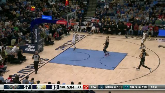 【2022年11月26日 鹈鹕vs灰熊集锦】墨菲三世抢断长传贯穿全场 阿尔瓦拉多快攻上篮一气呵成