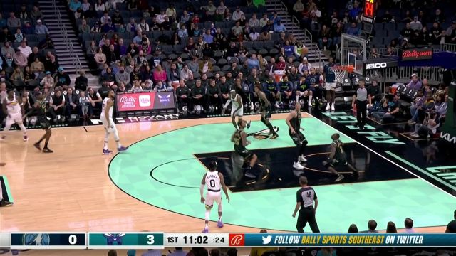 【2022年11月26日 森林狼vs黄蜂集锦】团队配合水银泻地 爱德华兹妙传唐斯暴扣得手