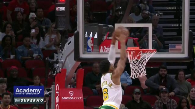 【2022年11月26日 老鹰vs火箭集锦】杰伦格林空中制导 马丁心领神会挂筐暴扣