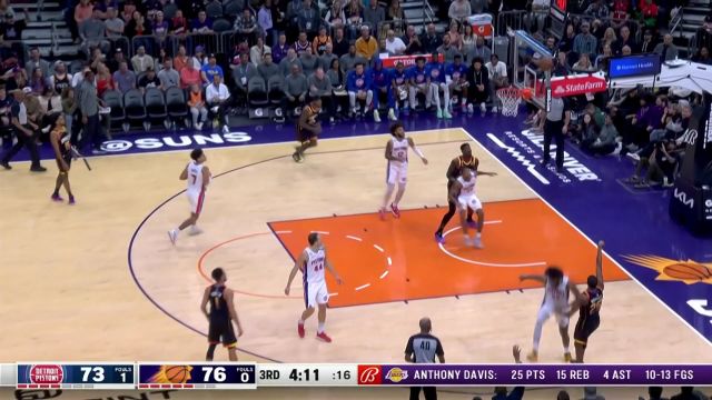 【2022年11月26日 活塞vs太阳集锦】尽显杀手本色 布里奇斯底角接球三分手起刀落