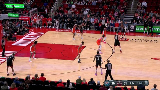 【2022年11月27日 雷霆vs火箭集锦】淡定自如！格林三分线外开镜瞄准直击靶心