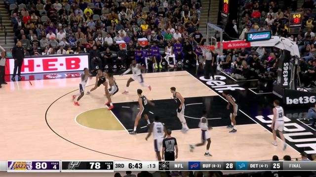 【2022年11月27日 湖人vs马刺集锦】内外全面开花 詹姆斯状态火热展现全能身手