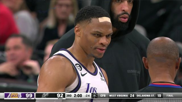 【2022年11月27日】 NBA常规赛：湖人vs马刺英文原声全场回放