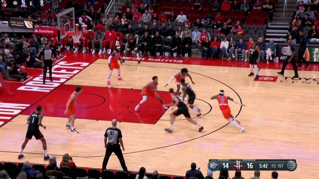 【2022年11月27日 雷霆vs火箭集锦】慢有慢的节奏！小波特欧洲步接超强滞空完成终结