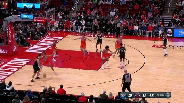 【2022年11月27日 雷霆vs火箭集锦】火力续上！马修斯外线架炮连轰两记三分