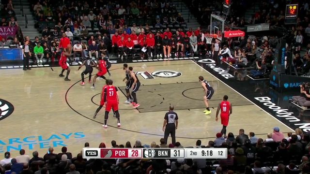 【2022年11月28日 开拓者vs篮网集锦】温斯洛突施冷箭送妙传 格兰特漂移上篮如丝顺滑