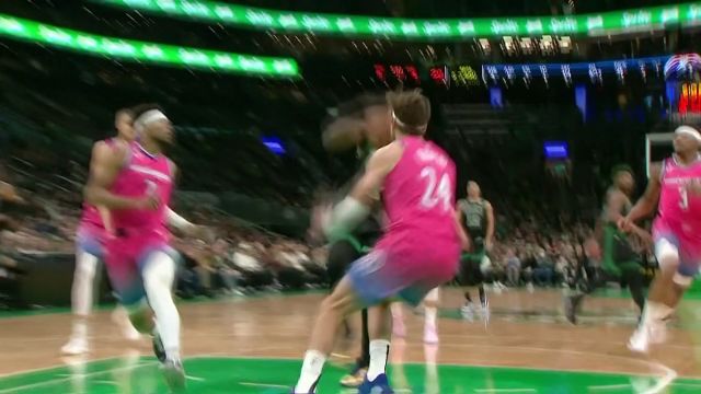 【2022年11月28日 奇才vs凯尔特人集锦】空中滑翔机！斯玛特击地妙传布朗飞跃双人夹击完成劈扣