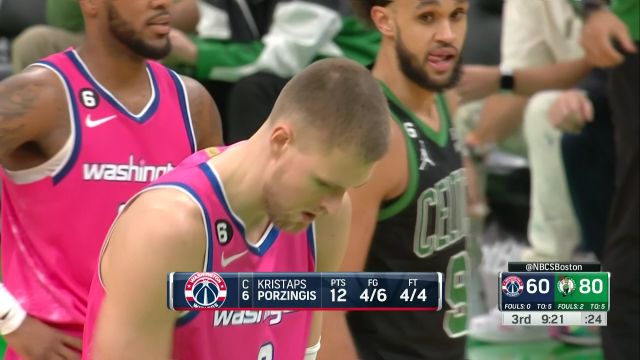 【2022年11月28日】奇才vs凯尔特人第3节英文原声回放