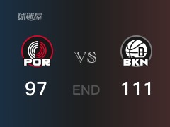 开拓者vs篮网战报：杜兰特31分格兰特29分 开拓者不敌篮网