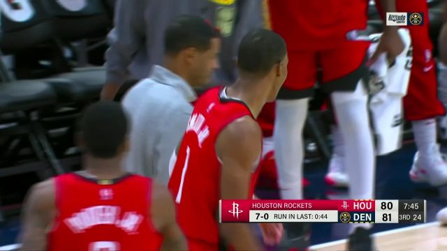 【2022年11月29日 火箭vs掘金集锦】就是打你脚步慢！小贾巴里-史密斯突施冷箭追身三分迎射约基奇