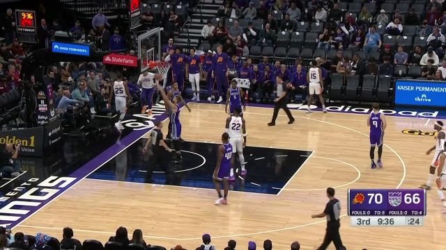 【2022年11月29日 太阳vs国王集锦】节奏变化炉火纯青 布里奇斯单挑穆雷抛投打成2+1