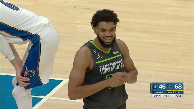 【2022年11月29日】NBA常规赛：森林狼vs奇才第2节原声解说回放