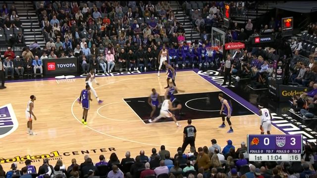 【2022年11月29日 太阳vs国王集锦】姿势简直美如画 布克急停中投稳稳命中