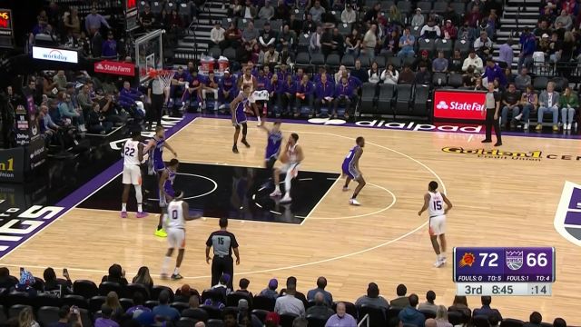 【2022年11月29日 太阳vs国王集锦】不愧是曼巴传人！布克美如画后仰跳投空心入网