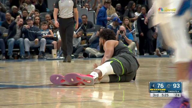 【2022年11月29日 森林狼vs奇才集锦】伤病退散！唐斯无对抗下手捂膝盖久久倒地不起