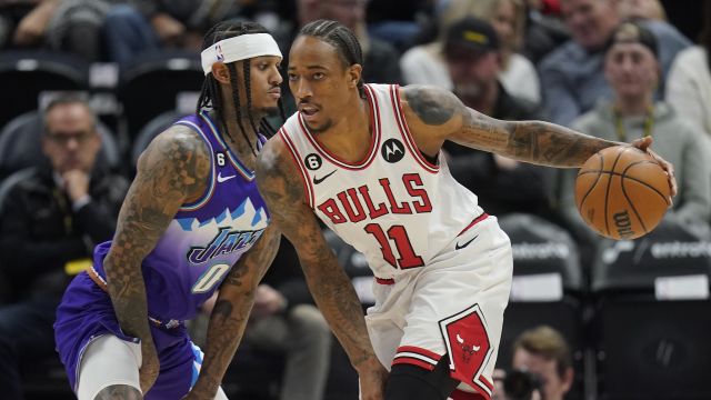 【2022年11月29日 公牛vs爵士集锦】公牛114-107爵士 德罗赞26+6公牛送爵士5连败